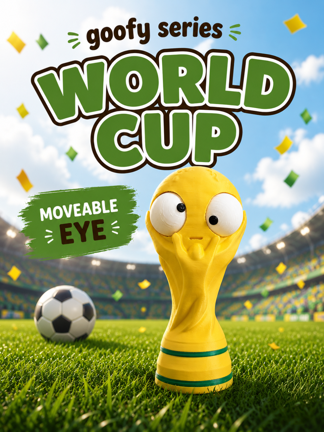 BacxnzPrints 3D Printed Goofy Characters World Cup