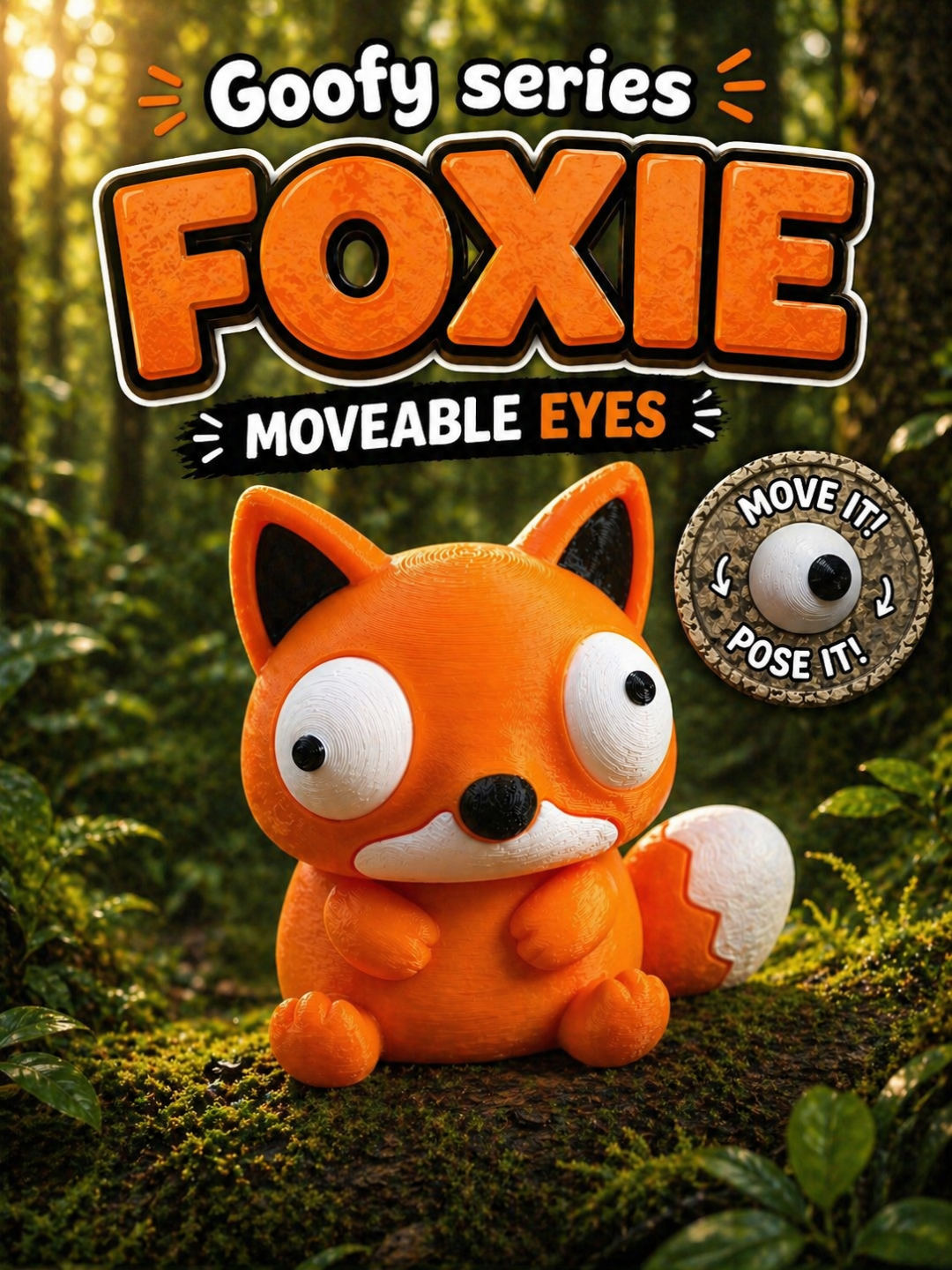 BacxnzPrints 3D Printed Goofy Characters Fox