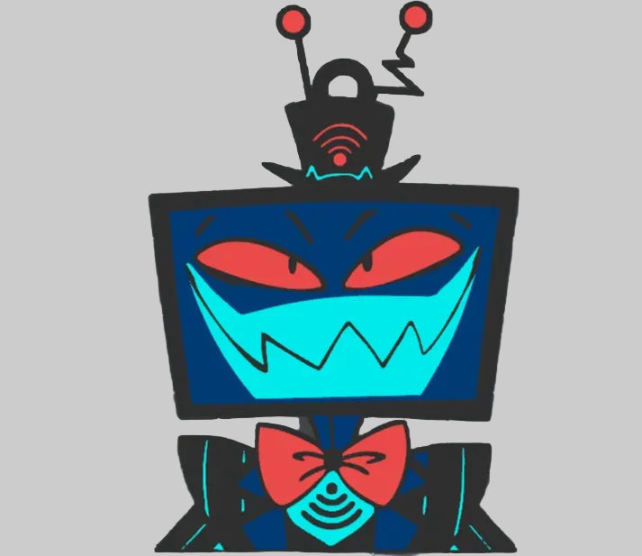 BacxnzPrints 3D Printed Pop Culture & Various Keychains Hazbin Hotel (Vox)