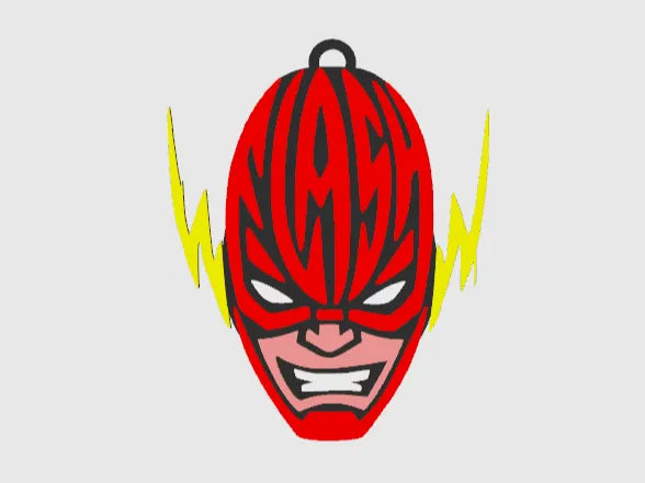 BacxnzPrints 3D Printed Pop Culture & Various Keychains Flash