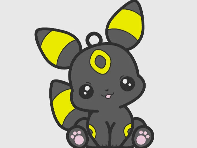 BacxnzPrints 3D Printed Pop Culture & Various Keychains Chibi Ubreon