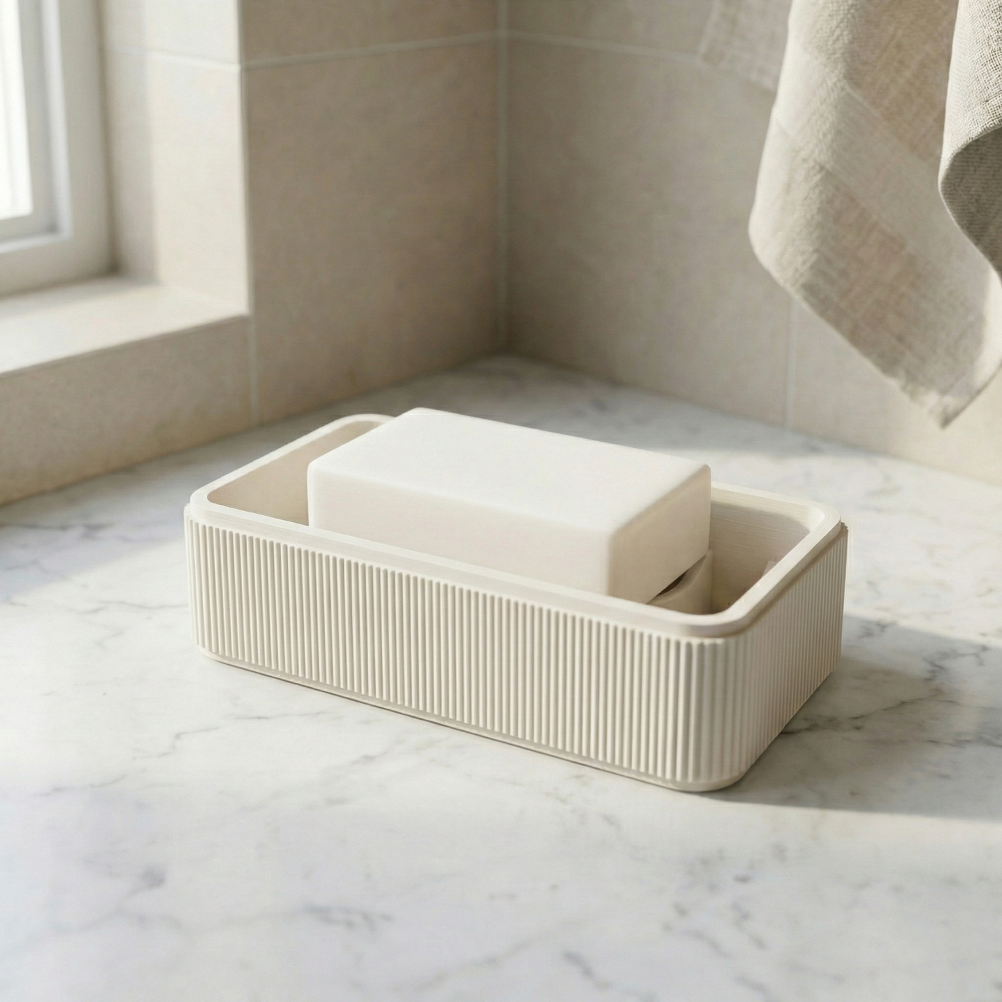 BacxnzPrints 3D Printed “Japandi” Soap Dish
