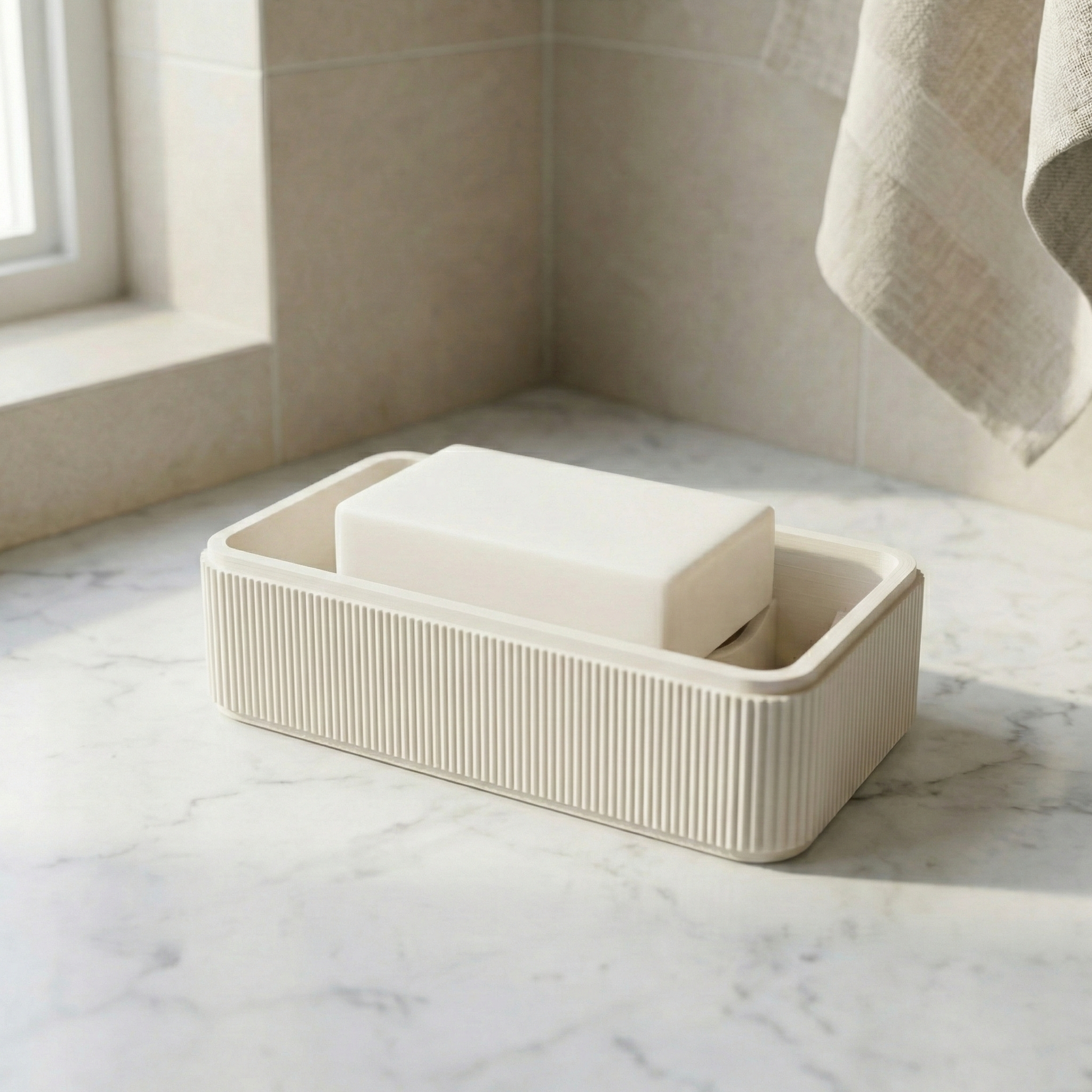 BacxnzPrints 3D Printed “Japandi” Soap Dish