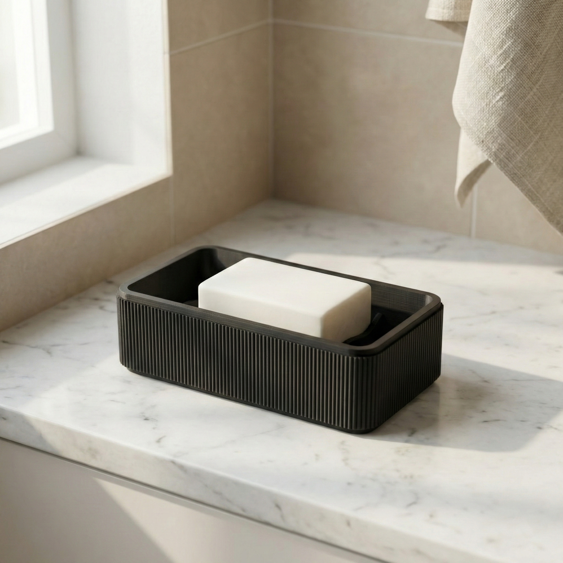 BacxnzPrints 3D Printed “Japandi” Soap Dish