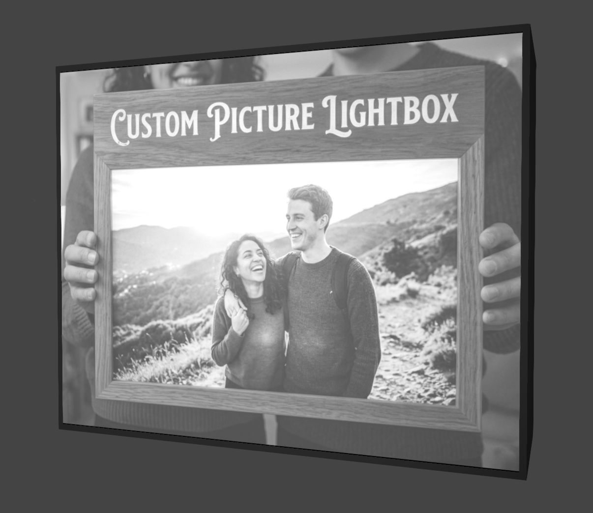 3D Printed Custom Lithopane Lightbox