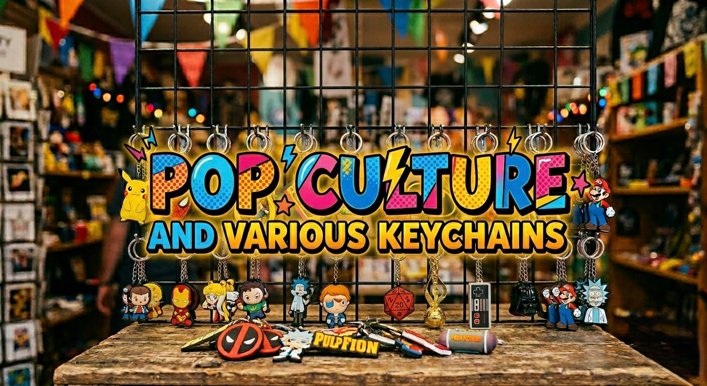 BacxnzPrints 3D Printed Pop Culture & Various Keychains