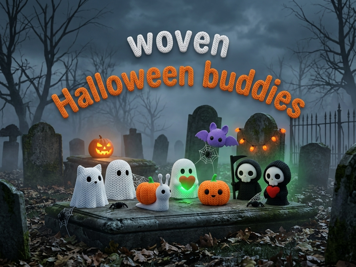 BacxnzPrints 3D Printed Halloween Woven Buddies