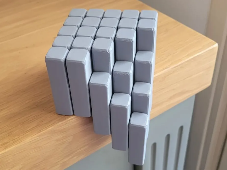 BacxnzPrints 3D Printed Sensory Fidgets Melting Cube