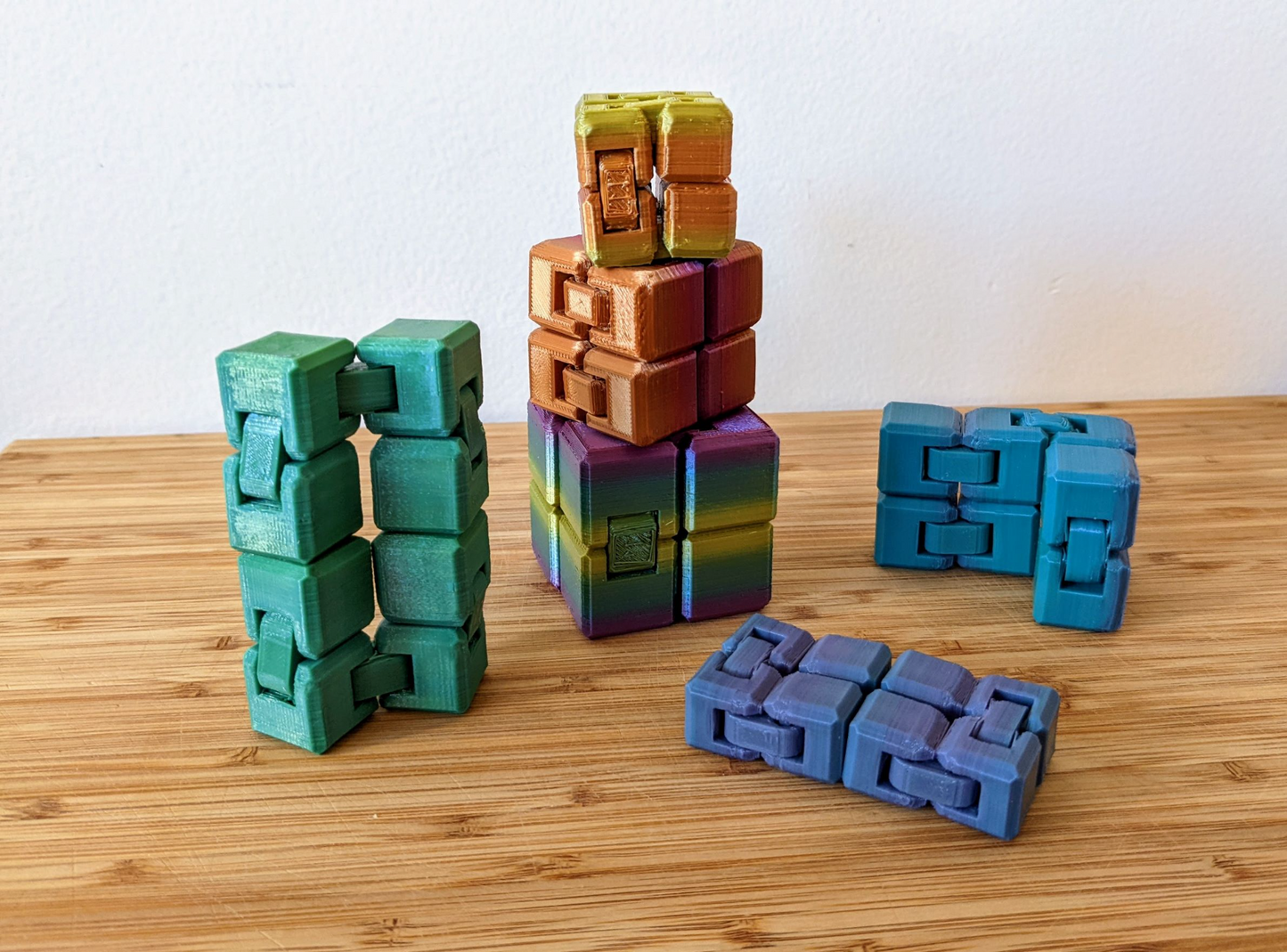 BacxnzPrints 3D Printed Sensory Fidgets Infinity cube