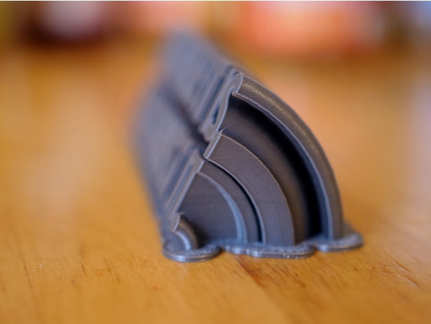 BacxnzPrints 3D Printed Home Decor Curved Text