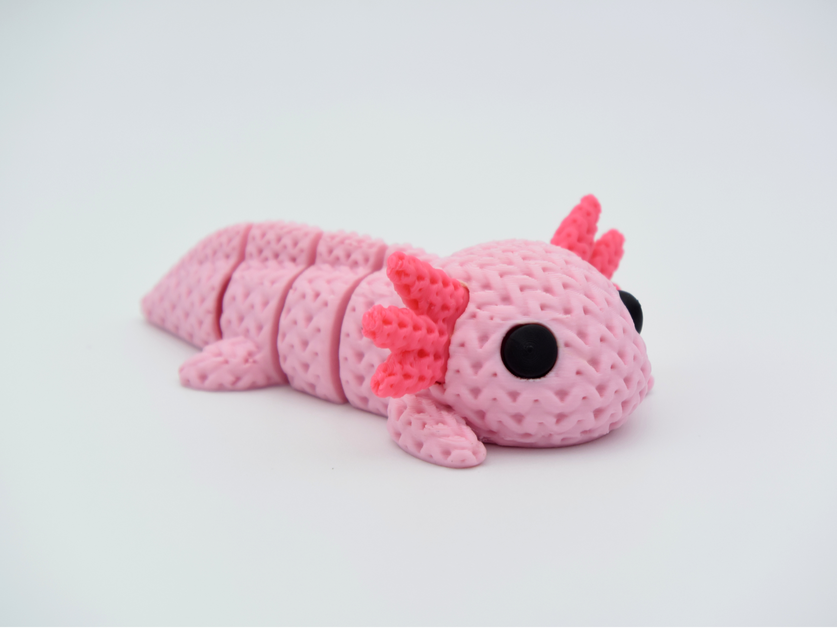 BacxnzPrints 3D Printed Articulated Mini Woven Buddies Axylotyl