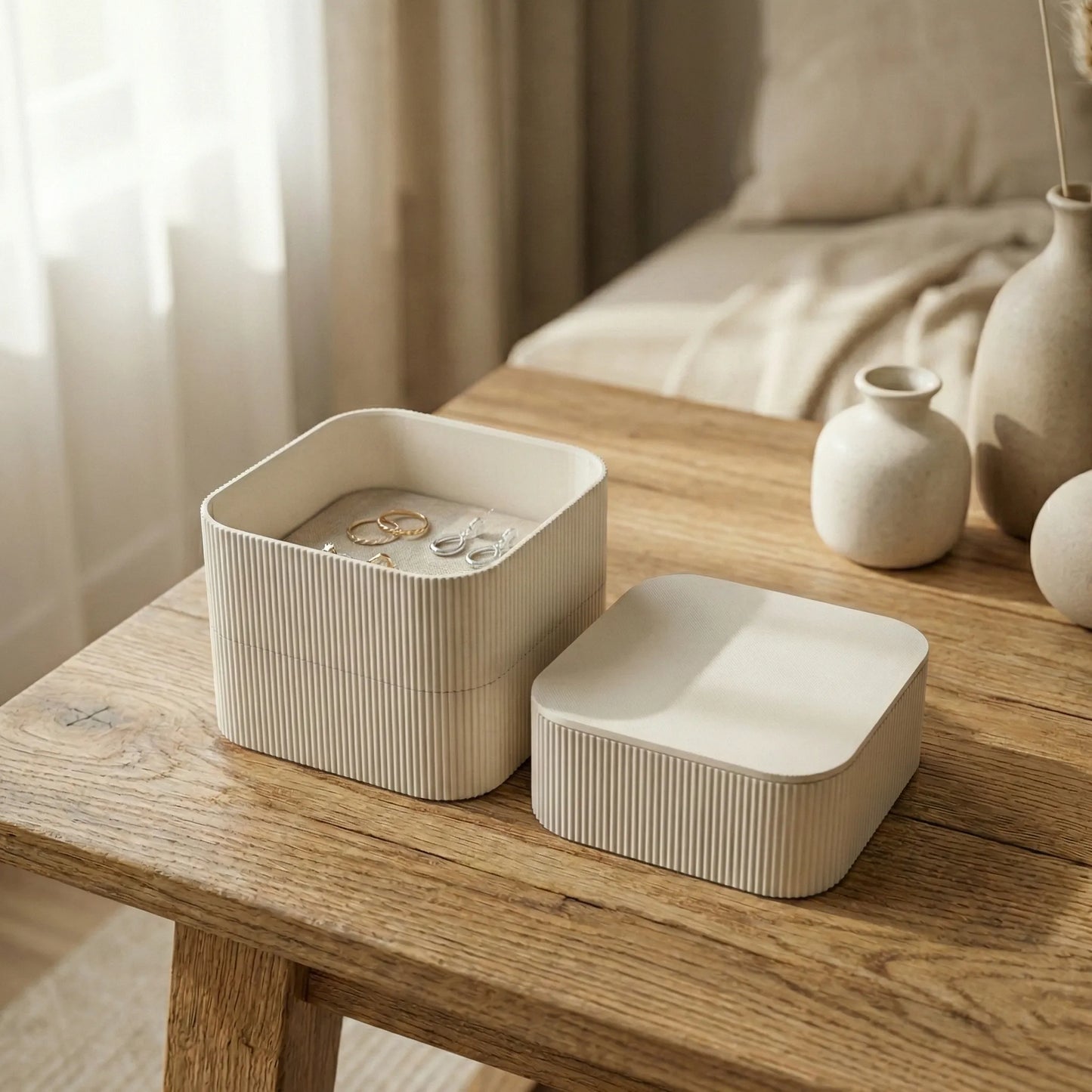 "Japandi" Stackable Containers