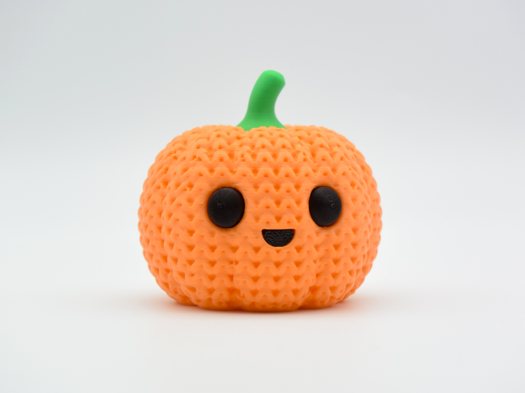BacxnzPrints 3D Printed Halloween Woven Buddies Pumpkin